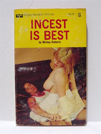 Incest is Best by Mickey Roberts, Paperback Book 1980 Stag STG-316 091025WP-13