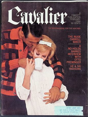 Cavalier Magazine ft. Caroll Baker Feb 1964 111825AKP-8