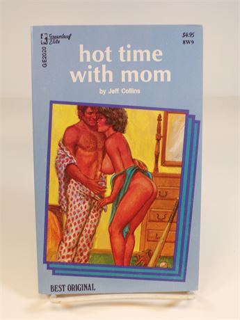 Hot Time with Mom by Jeff Collins, Paperback Book 1970's Greenleaf Elite GE2020 102025WP-78