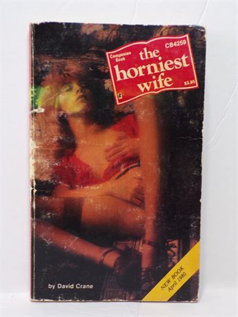 The Horniest Wife by David Crane, Paperback Book 1980 Greenleaf Companion CB4259 070925WP-77
