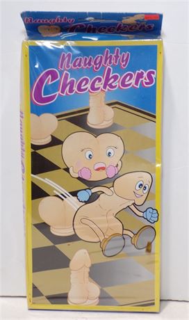 Naughty Checkers 1998 Pipedream PT272 Raunchy Board Game Sealed HS-A4