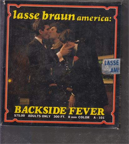 Lasse Braun America #1 Backside Fever Super 8mm Film Reel Vintage 072225AVHS2