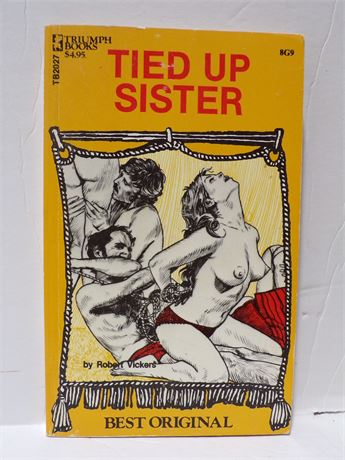 Tied Up Sister by Robert Vickers, Paperback Book 1970's Greenleaf Triumph TB2027 072825WP-87
