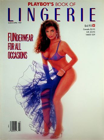 Playboy's Book Of Lingerie Magazine  Funderwear For All Occasions  March /April 1989   062725lm-p