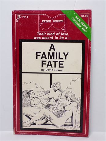 A Family Fate by David Crane, Paperback Book 1987 Patch Pokets PP7511 052825WP