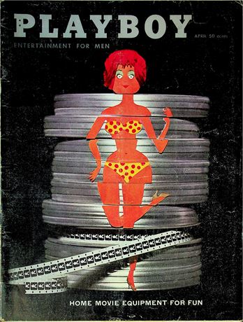 Playboy Magazine Home Movie Equipment For Fun April 1960 070825RP-