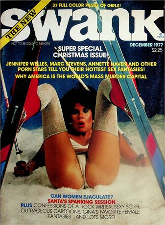 Swank Magazine  Jennifer Welles,  Annette Haven -Super Christmas Issue  December 1977     052825lm-p