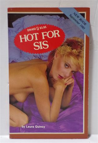 Hot For Sis by Laura Quincy, Paperback Book 1983 Greenleaf DN402 080525WP-27