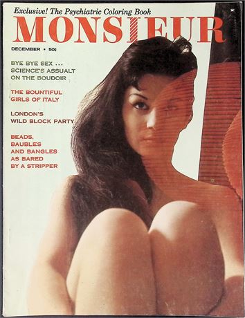 Monsieur Magazine ft. Kay Fitzsimmons Dec 1962 111125AKP-58