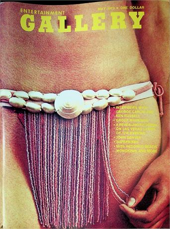 Gallery Magazine Ft. George Carlin & Ken Russell May 1973 062425RP2-