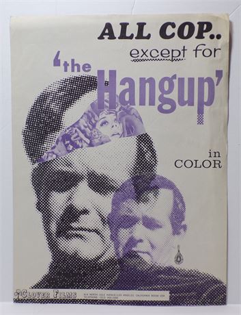 "The Hangup" Clover Films 1970's Film Exhibitioners Press Singe Press Sheet 060425WP-119