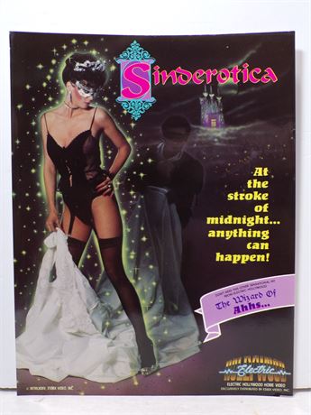 Sinderoctica Cinderella Parody, Electric Hollywood 1985 Promo Slick Ad Sheet 051925WP-26