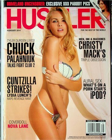 Hustler Magazine Ft. Christy Mack & Nova Lane February 2014 100925RP-