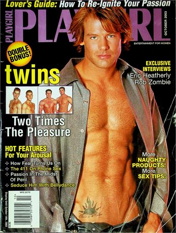 Playgirl Magazine Ft. Eric Heatherly & Rob Zombie October 2003 062525RP-