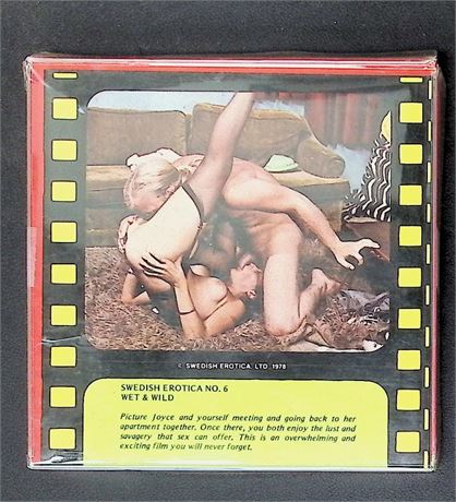 Swedish Erotica #6 Wet & Wild Vic Nordstrom Reg 8mm Adult Film Reel Vintage 080425AVHS