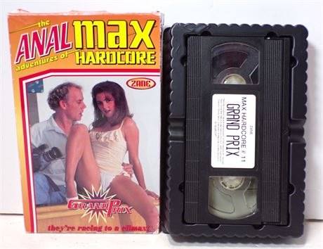 The Anal Adventures of MAX HARDCORE, Zane ZE-261 1994 Boxed VHS Film 051525WP