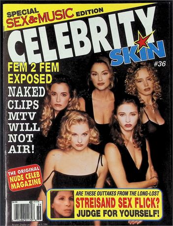 Celebrity Skin Magazine #36 ft. Taylor Dayne Aug 1994 120525AKP-44