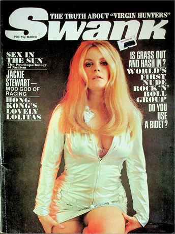 Swank Magazine Ft. Jackie Stewart & Hong Kong March 1970 061325RP-