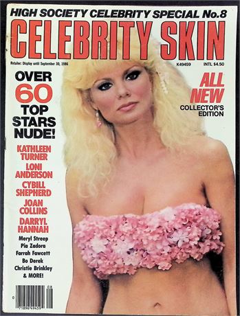 Celebrity Skin Magazine ft. Kathleen Turner Sept 1986 112925AKP-17