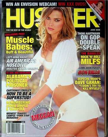 Hustler Magazine Ft. Meggan, Annie Ample & Vampira June 2008 100925RP-