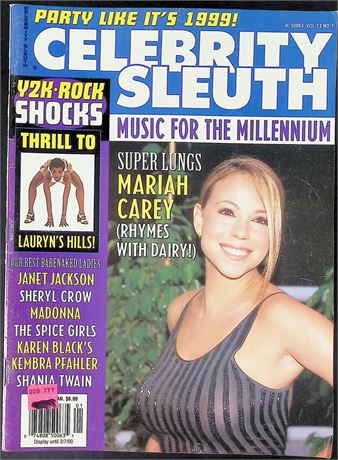 Celebrity Sleuth Magazine ft. Mariah Carey, Lauryn Hill Vol. 13 No.1 1999 111925AKP-76
