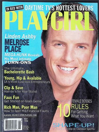Playgirl ft. Linden Ashby May 1998 111025AKP-9