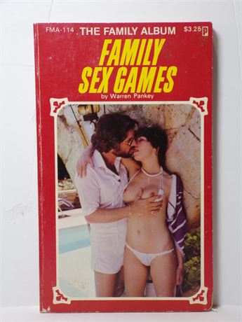 Family Sex Games by Warren Pankey, Paperback Novel 1980 Family Album FMA-114 061125WP-28