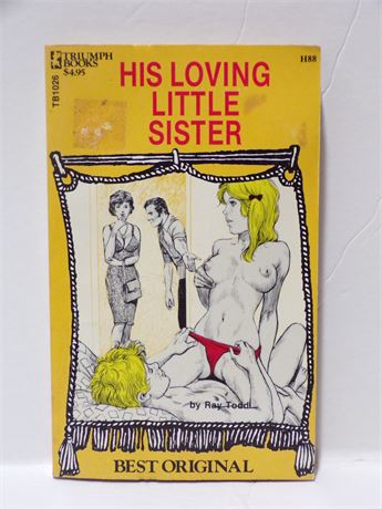 His Loving Sister by Ray Todd, Paperback Book 1970's Greenleaf Triumph TB1026 072825WP-53