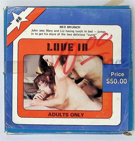 Love In #8 Bed Brunch w/ Sandy Dempsey, Suzanne Fields Reg 8mm Film Reel Vintage 090525AKT