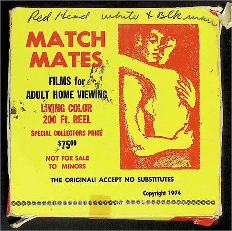 Match Mates #3 Regular 8mm Film Reel Vintage 082525AKVHS2