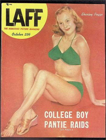 Laff Magazine Oct 1952 ft. Shirley Peggs 091925AKNON-11