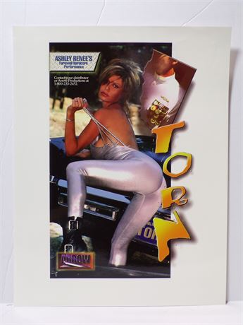 Ashley Renee & Anita Blond Torn/Deep Throat Quest IV 1990's Video Ad Slick Sheet 060425WP-56