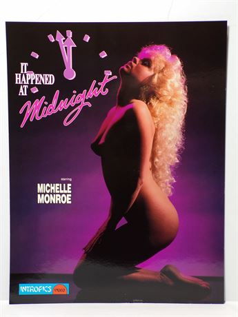 Michelle Monroe It Happened At Midnight, Intropics 1990 Promo Slick Ad Sheet 061925WP-32