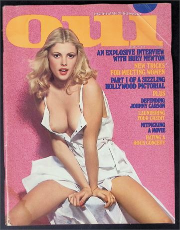 Oui Magazine ft. Huey Newton March 1978 010226AKP-24