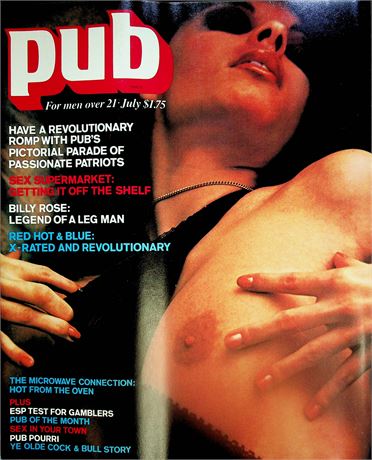 Pub Magazine Centerfold Tea Party Tease  July 1976  052825lm-p