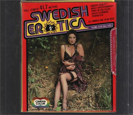Swedish Erotica #220 How Sweet it Was Super 8mm Film Reel 1978 Vintage 053025CBVHS2