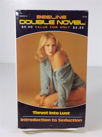Thrust Into Lust & Introduction to Seduction, 1980's Beeline Double Novel DN6331-C 102625WP