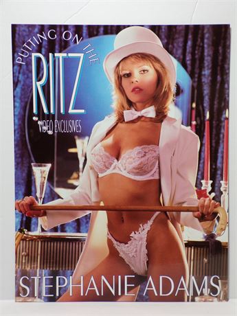 Stephanie Adams Ritz/Michelle Monroe White Lies, Video Excl 1990's Promo Slick Ad Sheet 061925WP-33