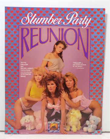 Fallon in Slumber Party Reunion, Eruption Video 1987 Promo Slick Ad Sheet 051925WP-39