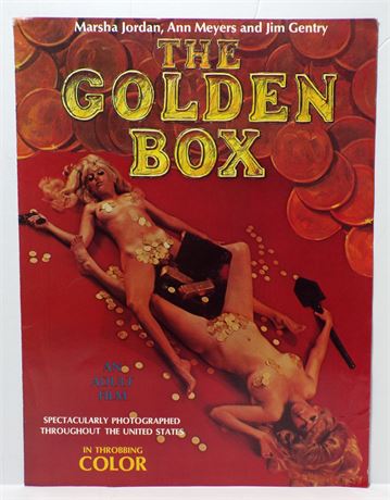 The Golden Box Marsha Jordan 1970 Sexploitation Film One-Sheet Press Kit Foldout 060425WP-92