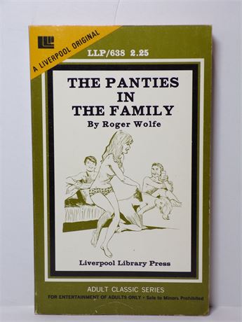 The Panties in the Family by Roger Wolfe, Paperback Novel 1970's Liverpool LLP/638 061225WP-10