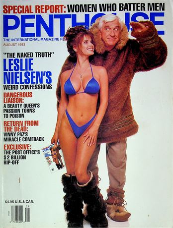 Penthouse Magazine Leslie Nielsen & Sue Irwin August 1993 071325RP-