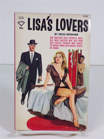 Lisa's Lovers by Doug Windham, Paperback Book 1967 Chevron 111 112825WP-41