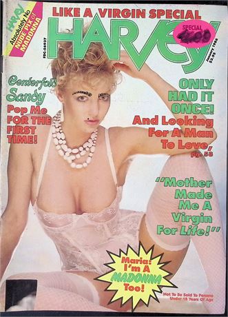Harvey Magazine ft. Centerfold Sandy January 1986  123025AKP-54
