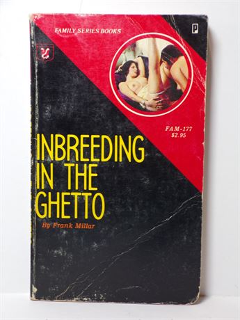 Inbreeding in the Ghetto by Frank Millar, Paperback Novel 1980 Family Series FAM-177 061125WP-31