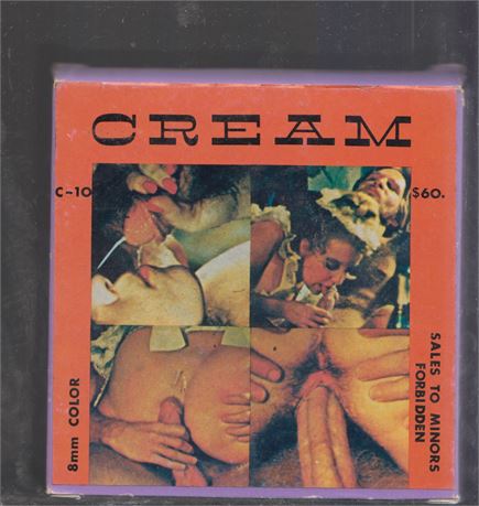 Cream #10 Orgy, Regular 8mm Danish Film Reel Vintage 071425AVHS2