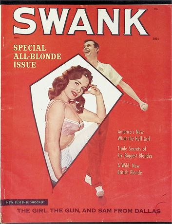Swank Magazine ft. Greta Thyssen Sept 1968 111925AKP-57