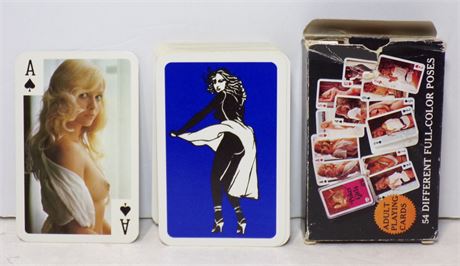 Poker Girls Adult Playing Cards, Attenburg Stralsunder West Germany 051325WP