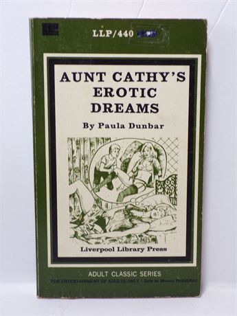 Aunt Cathy's Erotic Dreams by Paula Dunbar, Paperback Book 1974 Liverpool LLP-440 070925WP-94