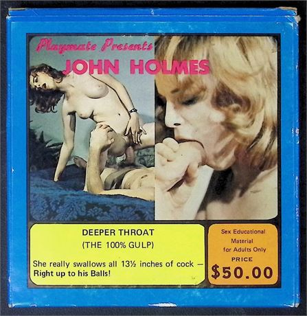 Playmate Presents Deeper Throat (The 100% Gulp) ft. John Holmes Adult Super 8mm Film 122225AKVHS2